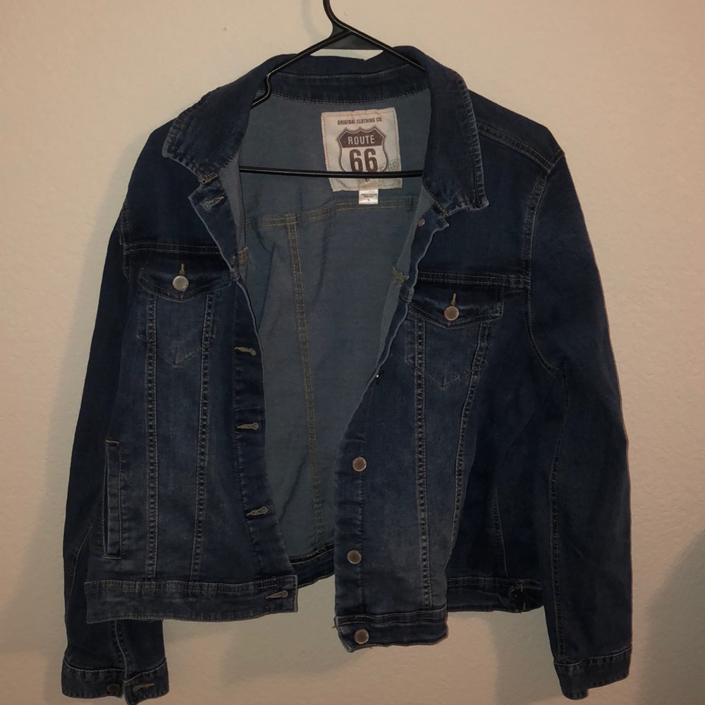Route 66 denim jacket